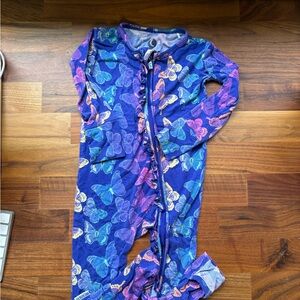🌙 Dreamiere Bamboo Zip Footie – 12/18 Months, Soft & Cozy 💫